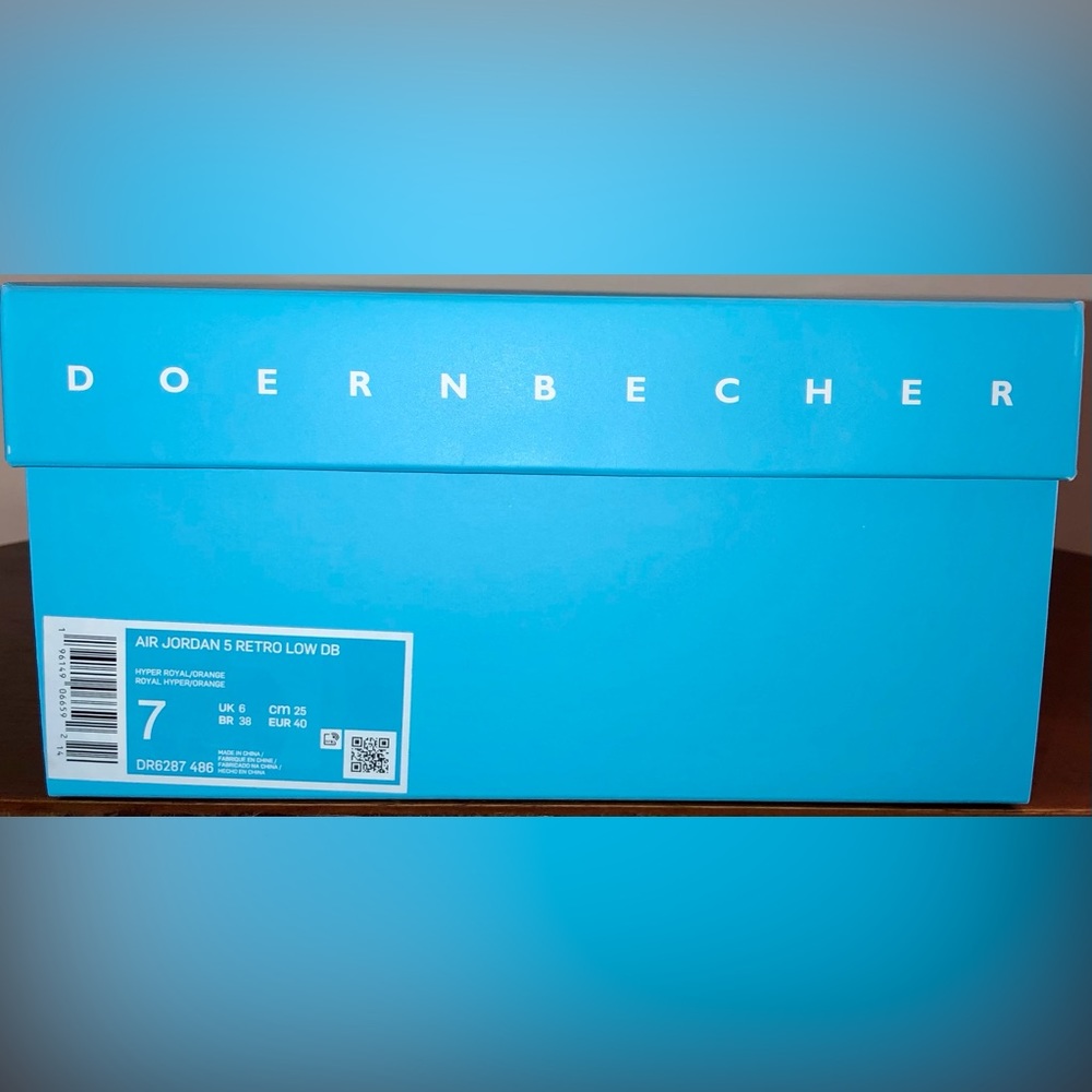 AIR JORDAN 5 RETRO LOW DB “DOERNBECHER MICHAEL” BRAND NEW MEN’S SIZE 7 - Picture 5 of 5